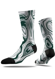 Michigan State Spartans Oil Slick Mens Dress Socks