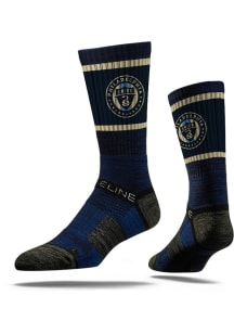 Philadelphia Union Strideline Primary Logo Mens Crew Socks