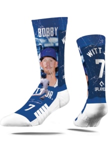 Bobby Witt Jr Kansas City Royals Montage Mens Crew Socks