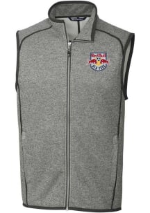 Cutter and Buck New York Red Bulls Mens Grey Mainsail Sleeveless Jacket