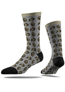 Colorado Buffaloes Step and Repeat Mens Dress Socks