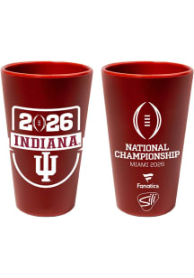 Indiana Hoosiers 2026 National Championship Silicone Pint Glass - Red