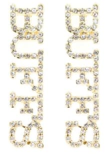 Colorado Buffaloes Pave Rhinestone Stud Womens Earrings