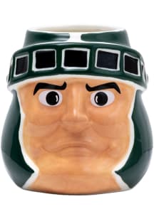 Michigan State Spartans Mascot Ceramic Mug - Green