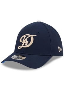 New Era Los Angeles Dodgers Mens Navy Blue City Connect 39THIRTY M-Crown Flex Hat