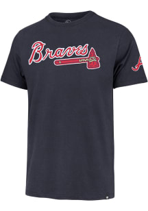 47 Atlanta Braves Navy Blue Franklin Fieldhouse Short Sleeve Fashion T Shirt