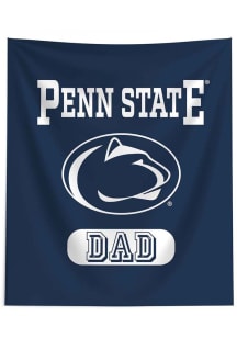 Penn State Nittany Lions Dad 50x60 Tapestry Blanket