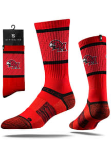 Miami RedHawks Strideline Heather Mens Crew Socks