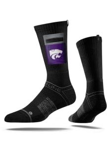 K-State Wildcats Strideline Pocket Mens Crew Socks