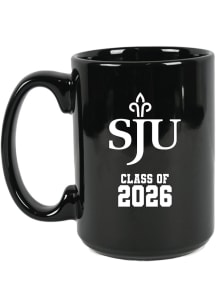 Saint Josephs Hawks Class of 2026 El Grande Ceramic Mug - Black
