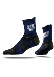 Washburn Ichabods Team Logo Mens Quarter Socks