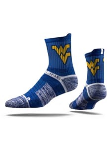 West Virginia Mountaineers Performance Mens Quarter Socks