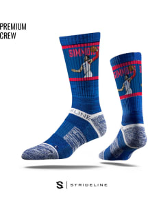 Ben Simmons Philadelphia 76ers Action Mens Crew Socks