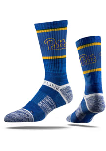 Pitt Panthers Strideline Team Logo Mens Crew Socks