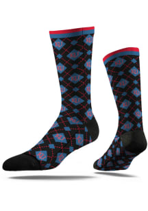 Kansas Jayhawks Repeat Mens Argyle Socks