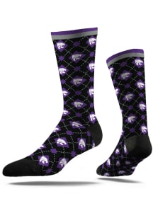 K-State Wildcats Repeat Mens Argyle Socks