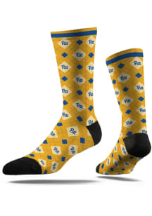 Pitt Panthers Repeat Logo Mens Argyle Socks