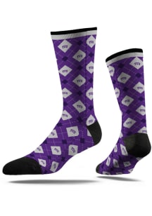 TCU Horned Frogs Repeat Mens Argyle Socks