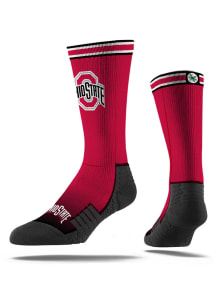 Ohio State Buckeyes Strideline Speckle Mens Crew Socks