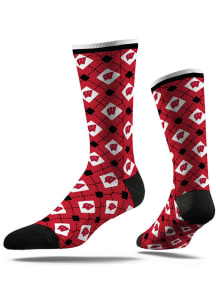 Wisconsin Badgers Repeat Mens Argyle Socks