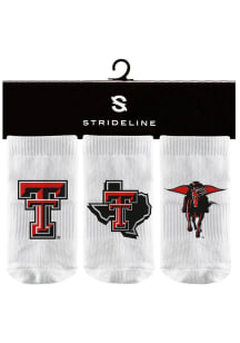 Strideline Texas Tech Red Raiders 3PK Baby Quarter Socks