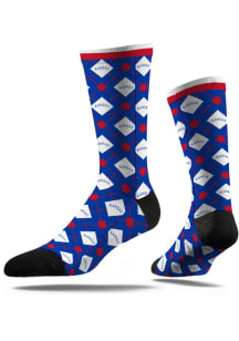 Kansas Jayhawks Repeat Mens Argyle Socks