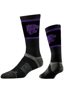 K-State Wildcats Strideline Power Cat Mens Crew Socks