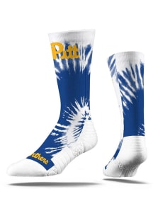 Pitt Panthers Strideline Tie Dye Mens Crew Socks