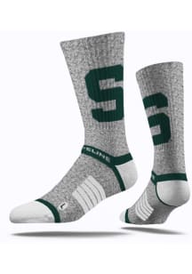 Michigan State Spartans Strideline Colorblock Mens Crew Socks