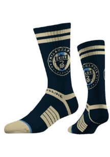 Philadelphia Union Strideline Primary Logo Mens Crew Socks
