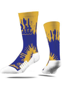 Pitt Panthers Strideline Premium Tie Dye Mens Crew Socks