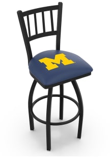 Michigan Wolverines Swivel Counter Pub Stool - Black