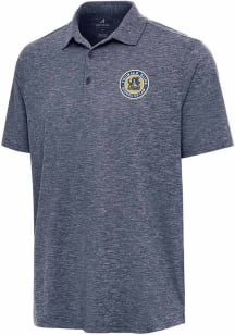 Antigua Drexel Dragons Mens Navy Blue Par 3 Thomas R. Kline School of Law Short Sleeve Polo