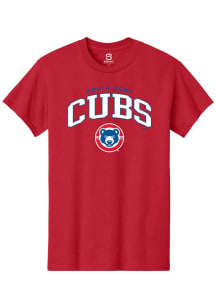 Summit Sportswear South Bend Cubs Red Arch Mascot Short Sleeve T Shirt