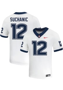 Saxton Suchanic  Nike UConn Huskies White NIL Name And Number Football Jersey