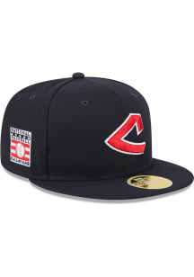New Era Cleveland Guardians Mens Navy Blue 2026 MLB Hall of Fame 59FIFTY Fitted Hat