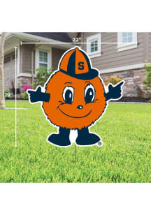 Syracuse Orange Mascot Yard Sign - Orange