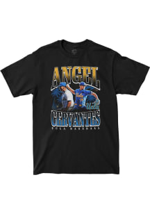Angel Cervantes UCLA Bruins Black Jurassic Ballpark Short Sleeve Fashion Player T Shirt