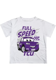Vive La Fete TCU Horned Frogs Infant Full Speed Short Sleeve T-Shirt White