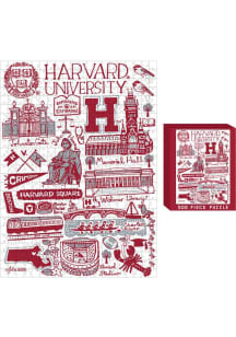 Harvard Crimson 500pc Campus Building Puzzle