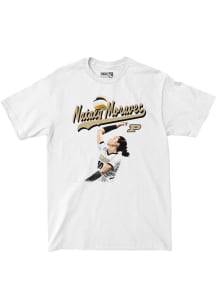 Nataly Moravec Purdue Boilermakers White Spike Tee Short Sleeve Fashion Player T Shirt