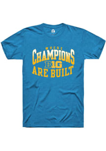 Rally Big Ten Blue Champs Arch Short Sleeve T Shirt