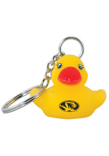 Missouri Tigers Rubber Duck Keychain - Black