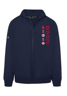 Levelwear Boston Red Sox Mens Navy Blue Uphill Lineup Long Sleeve Full Zip Jacket
