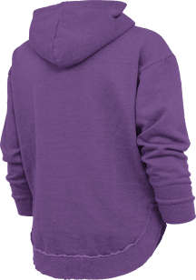 Pressbox TCU Horned Frogs Womens Purple Melange Poncho Hooded Sweatshirt