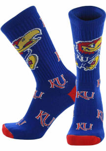 Kansas Jayhawks Mayhem Mens Dress Socks