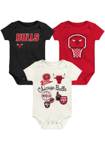 Chicago Bulls Baby Red Littlest Player One Piece