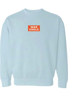 Summit Sportswear Auburn Tigers Womens Navy Blue War Eagle Crew Sweatshirt