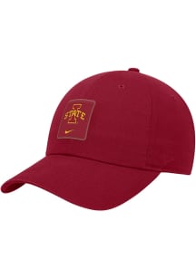 Nike Iowa State Cyclones Sideline Unstructured Club Cap Adjustable Hat - Cardinal