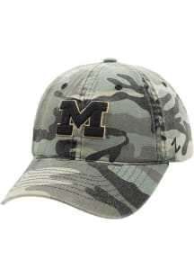 Zephyr Michigan Wolverines Camo GI Adjustable Hat - Olive